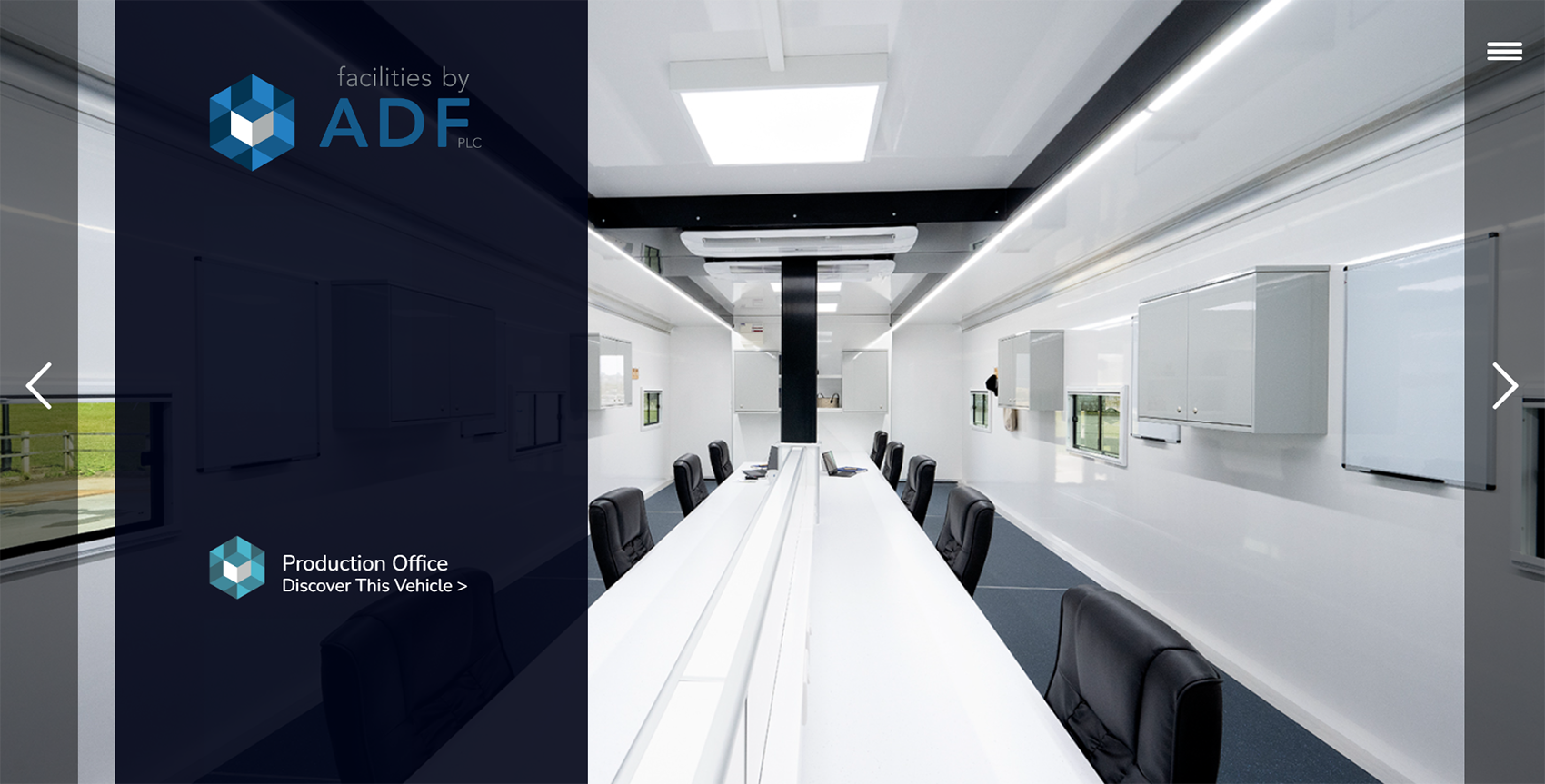 Screenshot of Facilities by ADF website